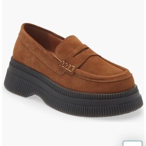 GANNI WALLABY PLATFORM Loafers NWT
